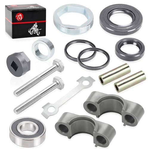 Image of Steering Stem Bushing Bolt Bearing Seal Holder Nut & Removal Tool Kit For YAMAHA Banshee Big Bear Bruin Grizzly Kodiak Warrior Raptor Wolverine 350 400 450 600 660 700 YFZ450 YFB250 Timberwolf 250
