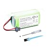 3400mAh Vacuum Battery Replacement for Bagotte BG600 BG600 Max BG700 BG750 Robot, for OKP K5 Life K2 K3P K4 K7, for Honiture G20 Pro, for Lubluelu SL60D SL61 SL68 Robot Vacuum Cleaner with Tools 14.4V