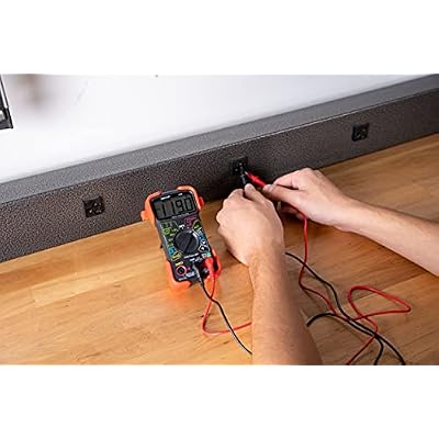 INNOVA 3320 Auto-Ranging Digital Multimeter, Red & Black