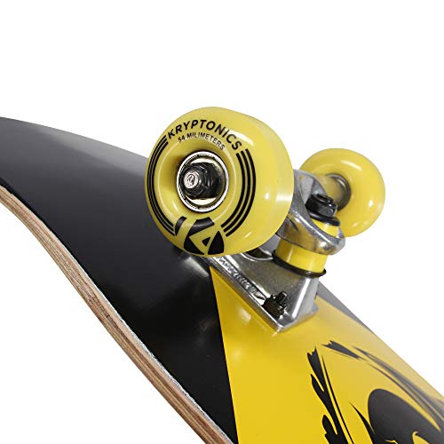 Kryptonics Star Series 31" X 8" Complete Skateboard - Medieval Times , Black #TOP4