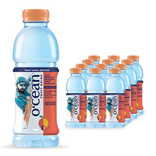 Image of O'CEAN Vegetarian Fruit Drink Peach & Passion 500 Ml (Pack Of 12)