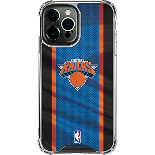 Skinit Clear Phone Case Compatible with iPhone 13 Pro Max - Officially Licensed NBA New York Knicks Away Jersey Design