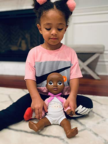 image for Qai Qai Doll by Serena Williams, Baby Doll with Coloring House Box, Re