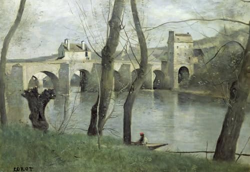 Toile murale Corot 60x90cm pour habiller un mur vide et personnaliser la chambre