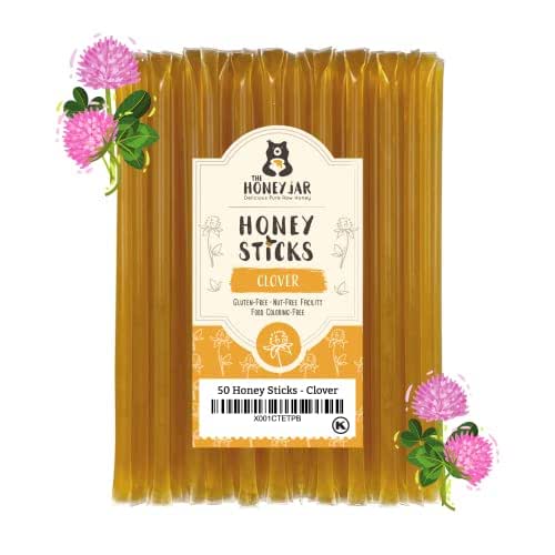 The Honey Jar Plain Honey Sticks - Pure Honey Straws