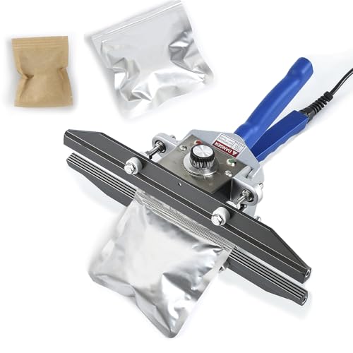 FunSealer Crimp Heat Sealer, Mylar Bag Sealing Machine for Snack