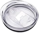 20oz Tumbler Replacement Lids 1 Pack,2.75in Cup Mouth Compatible with YETI Rambler and More Tumbler Cups，Spill Proof Splash Resistant Silicone Sliding Covers. (1)