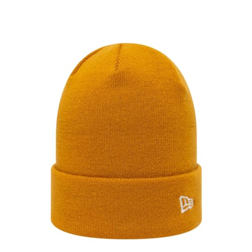 Beanie New Era Essential Cuff bonnet unisexe noir et chaud pour l'hiver