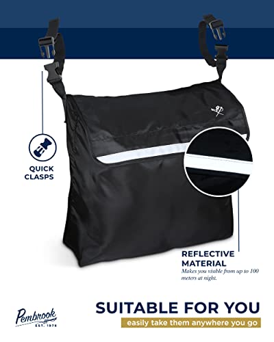 Pembrook Wheelchair Backpack For Back Of Chair - Wheelchair Bag For Walker | Wheelchair Accessories For Adults | Walker Bag | Wheel Chair Caddy #TOP2