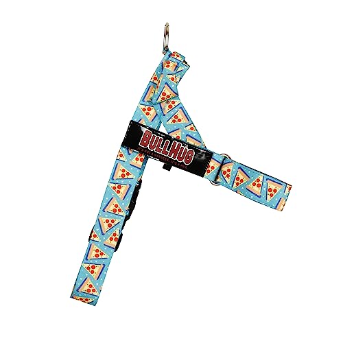 BULLHUG Adjustable Dog Harness– No Pull, No Choke – for English Bulldogs, French Bulldogs, Pugs & Broad-Chested Breeds – Easy, Safe Walks (Pizza, Medium) by BullHug - Image 2