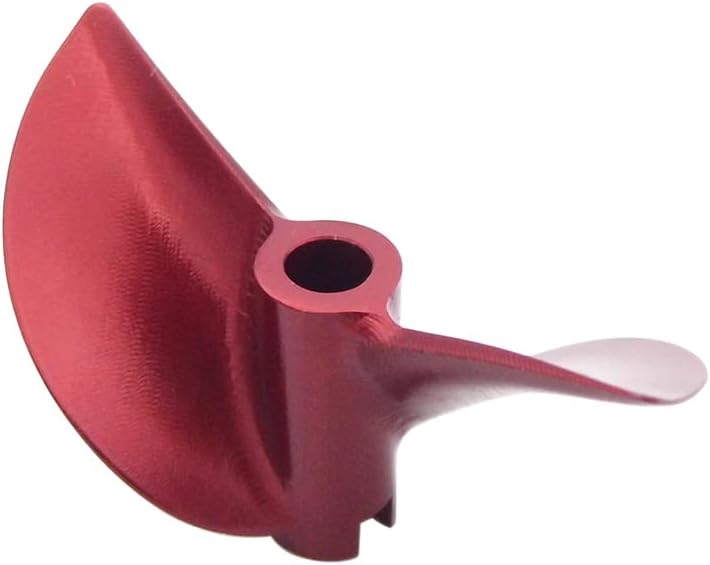 通用 RC Speed Boat Propeller CNC 4.76mm 3/16" P1.9 45mm Prop Aluminum Prop for RC Racing Boat Hydroplane Cat Catamaran (Left Hand)