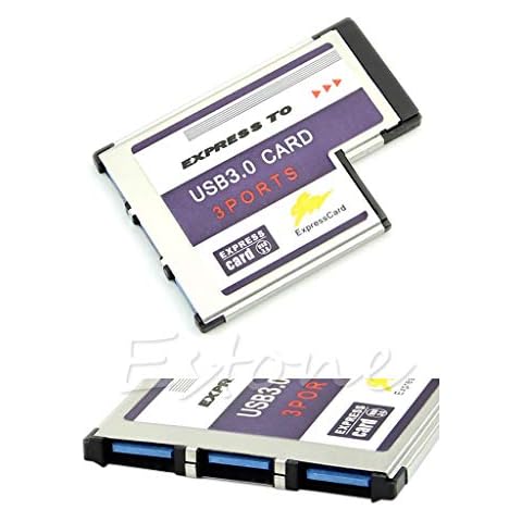 zkm111 Dedepeng Adapter Card 54 mm Express Card 3 Port USB 3.0 Adapter Express Card for Laptop FL1100 Chip Cover