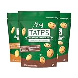 Tate's Bake Shop Tiny Tate - Confezione assortita di biscotti con gocce di cioccolato e Snickerdoodle, sacchetti da 3-155 ml