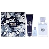 Versace Pour Homme by Versace for Men - 3 Pc Gift Set 3.4oz EDT Spray, 0.17oz EDT Spray (Mini), 5oz Bath and Shower Gel
