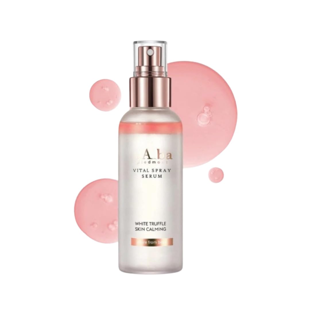 Abalba White Truffle Vital Spray Serum 100ml - Nawilżające serum do twarzy i natychmiastowy blask z ekstraktami z białej trufli
