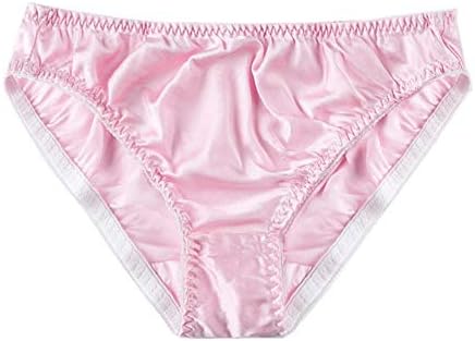 Womens Silk String Briefs Satin Panties Bikini for Girls Tanga 100% Silk Underwear For Women