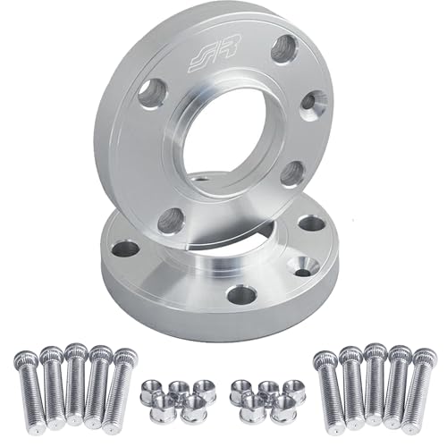 Simoni Racing DR047/C7/2P Distanziali Ruote da 12 mm con colonnette e Dadi a Testa Piatta per Cerchi Originali