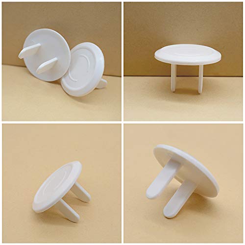 CUGBO 100 Count Outlet Plug Covers Baby Children Proof Electric Socket Protector Safety Caps Kit Against Shocks - Thumbnail 2