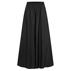 Spring and Summer Womens Stretch Belt Wide-Leg Pants Solid Color Wide Full-Length Casual Pants