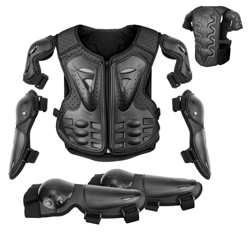 Body Armour – Giacca da moto | Protezione petto motocross | Tuta da moto per bambini da 6 a 13 anni