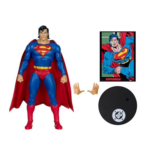 McFarlane DC Direct Page Punchers Superman (Zero Hour) 7in Action Figure with Comic Toys, Multicolor, 7" - Image 2