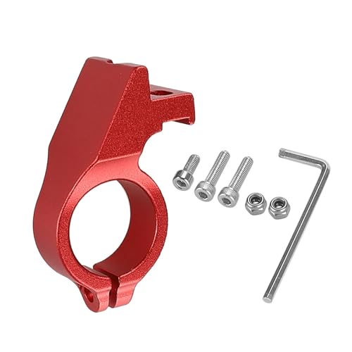 UMXUDAO Aluminum Instrument Bracket Meter Support Thumb Shifter Attaching Clamp Display Seat for Dua-ltron for THU-nder for Speed-Way Scooter Parts(Red)