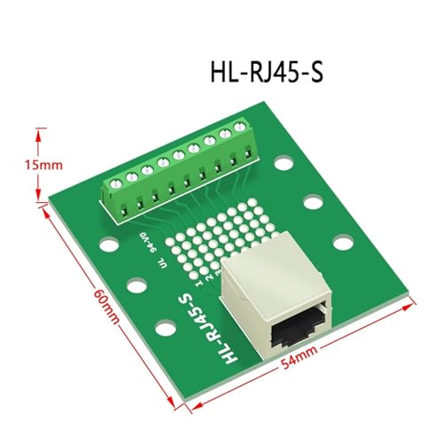 Divisor RJ-45 vertical con montaje en riel DIN para redes estables 4