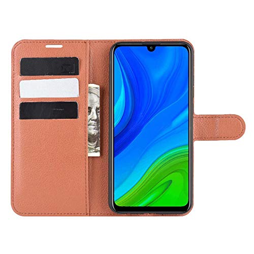 FanTing Funda para ZTE Nubia Red Magic 5G Lite,[Cierre Magnético] [Stand Función] [Ranura de Tarjeta] Case para ZTE Nubia Red Magic 5G Lite -marrón