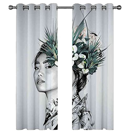 Rideaux à oeillets isolant thermique rideau salon occultant lourd 264x160 cm - 3