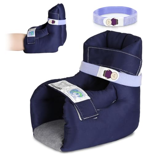 Coussin de pied pour soulager les ulcères Ehucon, protection lavable pour alités
