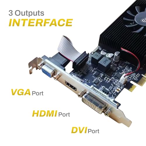 Image of EVM-GT740 4GB Graphic Card PCIe 3.0 Power Supply, Multiple Outputs,Heat Sink with Fan,Optimized Cooling, high Performance - 3 Years Warranty (EVM-GT740)