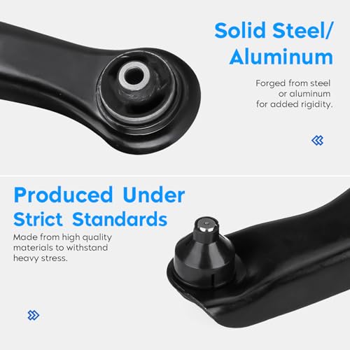 Front Lower Control Arm for Ford Escape 04-12, Mazda Tribute 05-11, Mercury Mariner 05-11, with Ball Joint Assembly, Driver & Passenger Side, Suspension kit K80400 K80399 - Image 4