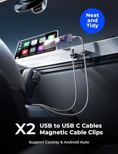image for LISEN USB to USB C Cable Carplay Adapter for iPhone 15 Cable, 2-Pack 3