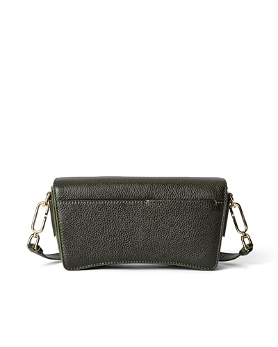 ECCO Medium Pinch Crossbody, Green Pine Pebbled Leather3
