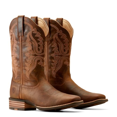 ARIAT ARIAT Women's Olena Western Boot, Sassy Brown, 9.5
