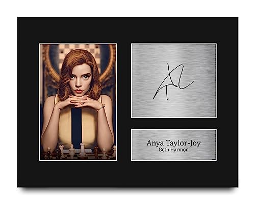 HWC Trading Anya Taylor-Joy The Queen's Gambit Gifts Printed Signed Autograph Picture for TV Show Fans - US Letter (ID-007457)