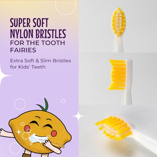 Image of beatXP Jiggle Sonic Electric Toothbrush For Kids With 2 Brush Heads & 3 Cleaning Modes|Rechargeable Electric Toothbrush|20500 Strokes /Min With Long Battery Life (Yolky Yellow), 1 count