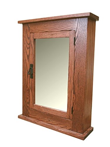 Solid Oak Mission Medicine Cabinet/Solid Wood & Handmade #TOP1