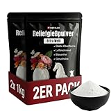 Metzler® Reliefgießpulver Weiß 2kg blasenfrei und detailreich für glatte Oberflächen und filigrane Figuren geruchlos lufttrocknend vielseitig einsetzbar für Dekoartikel Figuren Untersetzer Bastelproje