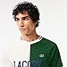Lacoste Men's Tennis x Daniil Medvedev Ultra Dry T-Shirt, White/Green, X-Large