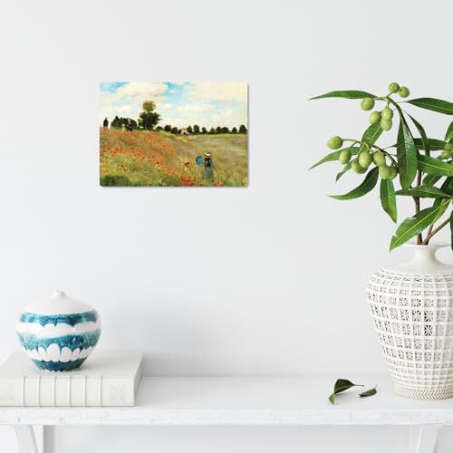 Mur vide résolu avec le tableau Monet Giallobus en bois MDF 29,7x21