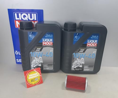 Motor Fun Sports Juego de cambio de aceite compatible con Daelim Daystar 125 filtro de aceite