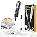 CAVN Elektrischer Milchaufschäumer mit Doppeltem Quirl, USB Aufladbar, 2 in 1 Handheld Batteriebetriebene Milchaufschäumer Handmixer Milk Frother Milchschaum Eiermixer für Kaffee,Latte