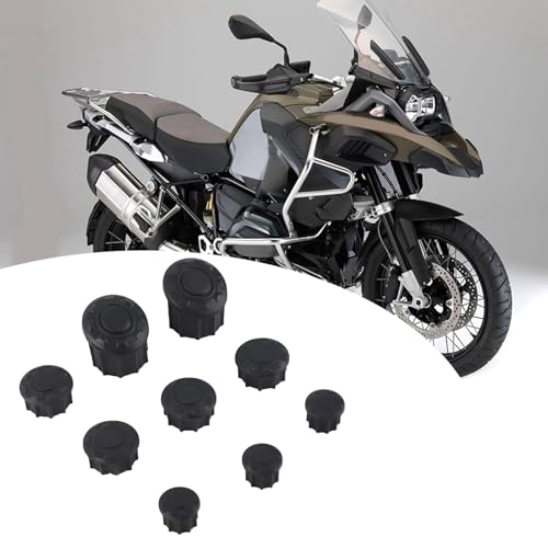 CHICIRIS Tappi per Fori per Telaio Moto Tappi di Copertura Kit Tappi per Tappi per Fori per Telaio Kit Decor per R1200GS LC Adventure 14-18