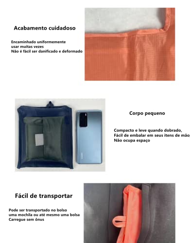 La borsa della spesa riutilizzabile portátil può contenere até 35 libbre, può essere portata ovunque