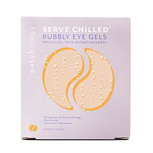 Patchology Serve Chilled Bubbly Eye Gels with Niacinamide, Hydrating