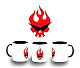 MERCHANDMANIA TAZA NEGRA LOGO TENGEN TOPPA color mug