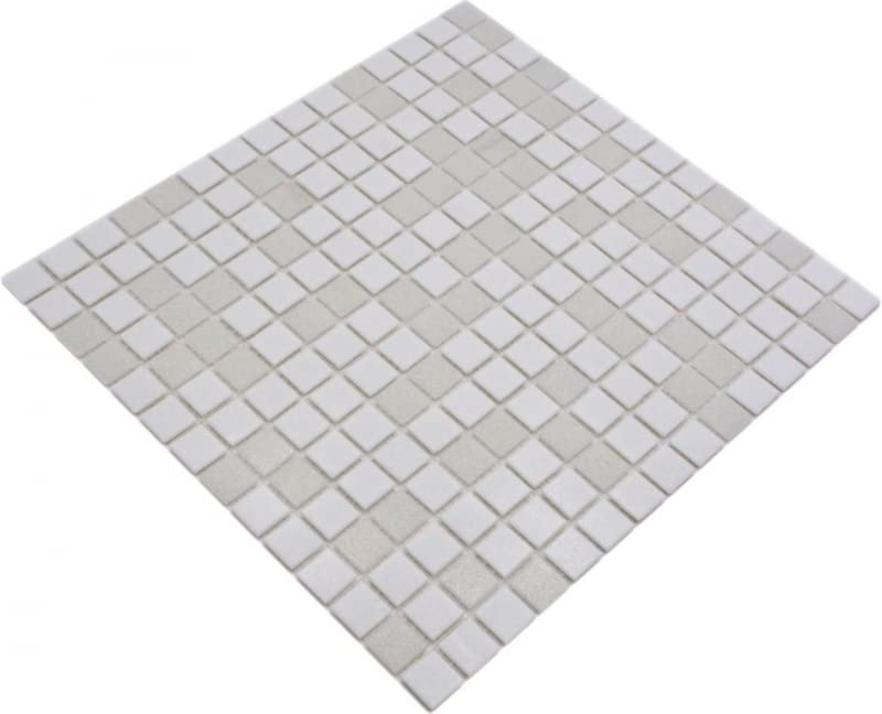 Mosaïque Carrelage Céramique Miles Ivoire Brillant
