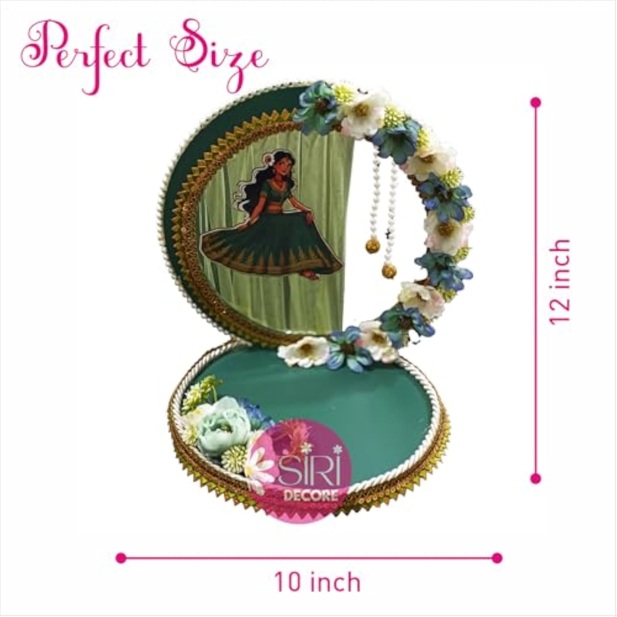 MDF Base Platter for Engagement Ring Ceremony, Wedding Decor