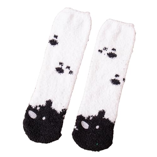 Chaussettes moelleuses pour pieds froids, velours thermique de corail d'hiver femme